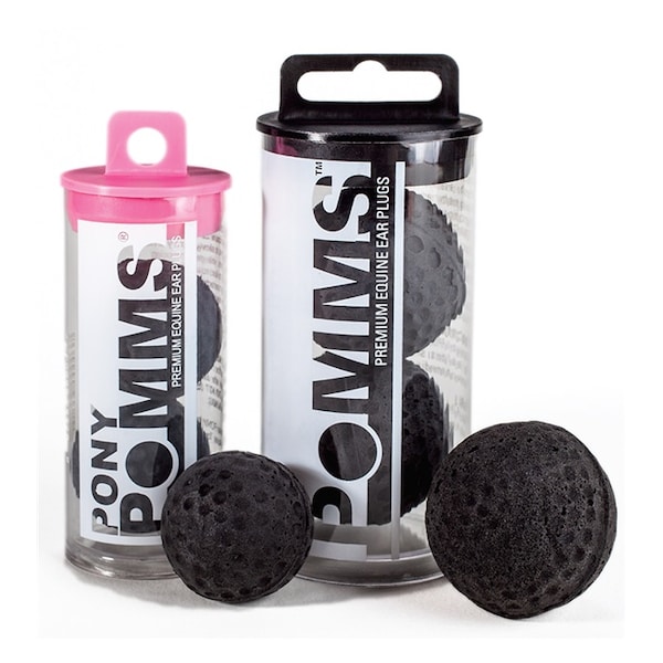 Equine Healthcare International POMMS Equine Ear Plugs BLACK PONY 3401-BK-P - main
